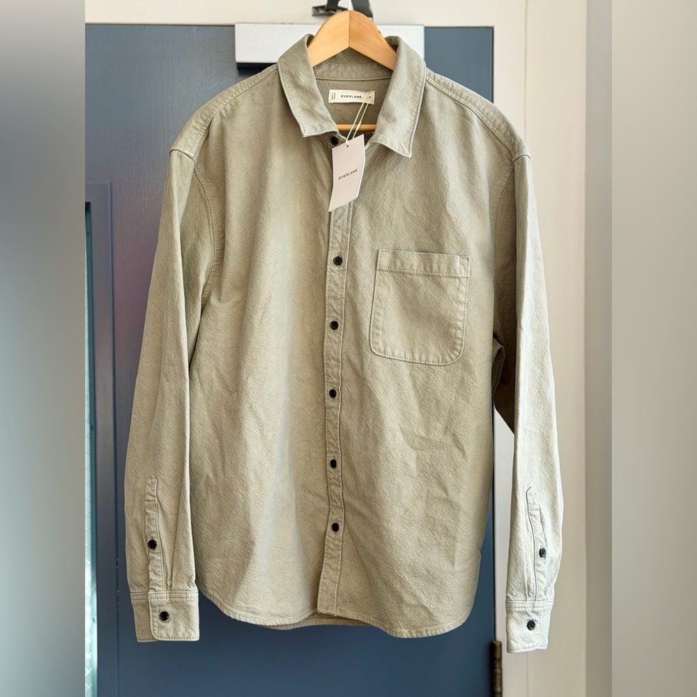 Everlane Canvas Organic Cotton Overshirt XL